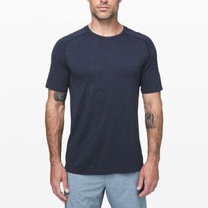 Lululemon Metal Vent Tech Short Sleeve 2.0 Mineral Blue True Navy Size XL